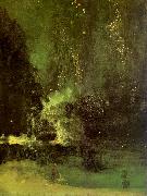 James Abbott McNeil Whistler Nocturne in Black and Gold oil painting reproduction